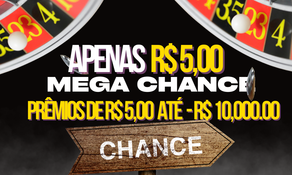 CHANCE INSTANTÂNEA 💎 - R$5,00 - PRÊMIOS DE ATÉ R$10.000,00
